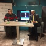 Mikuláš Dzurinda počas verejnej diskusie s občanmi Detvy